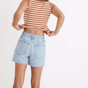 Madewell High-Rise Denim Shorts- Light Wash- Size 28